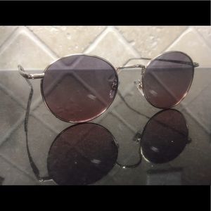 Pink/Purple Round Sunglasses